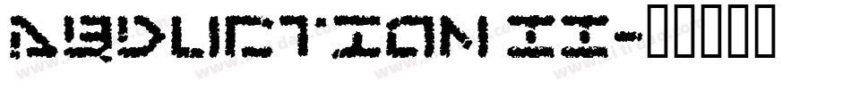 Abduction II字体转换